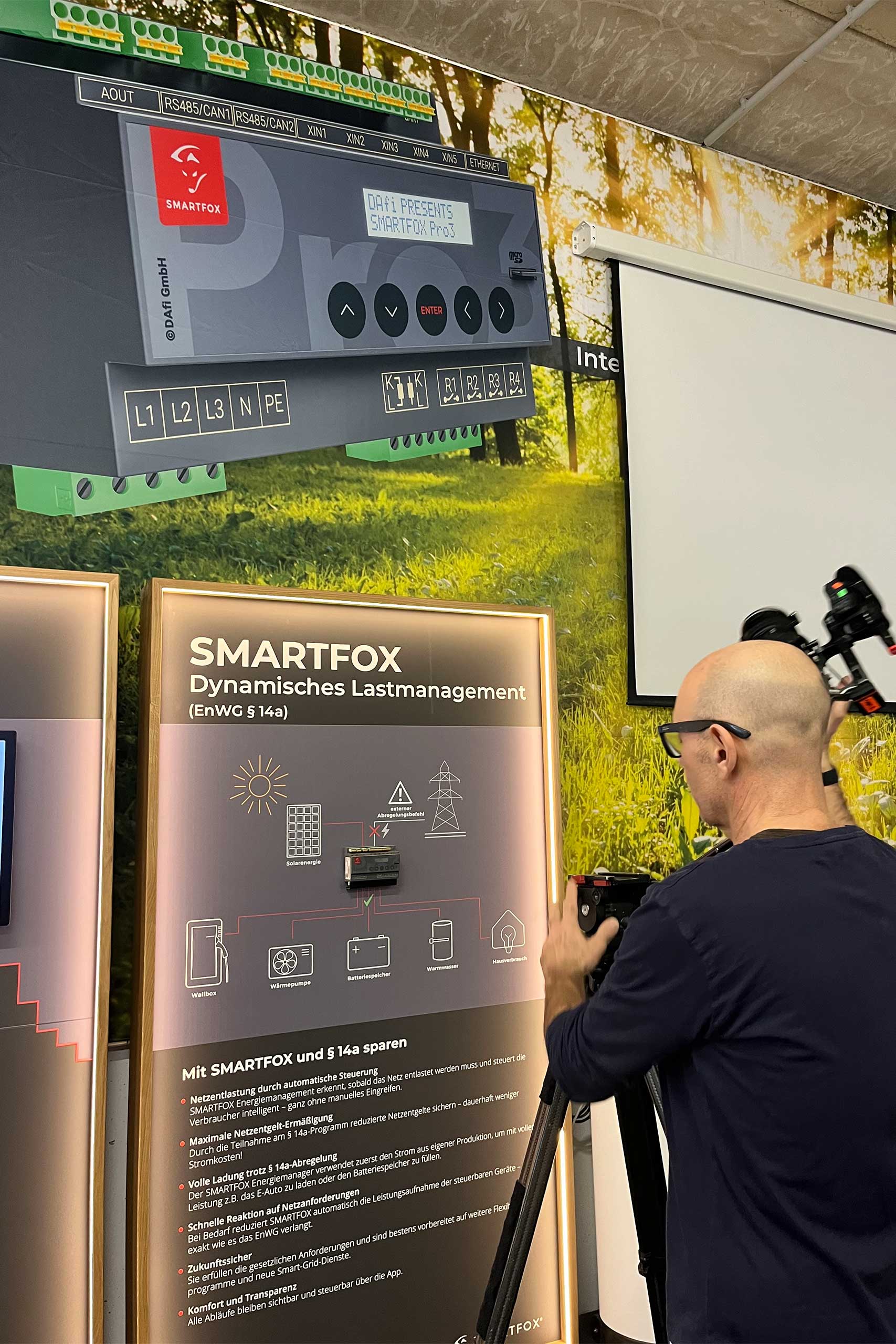 DAfi im TV Dreh bei SMARTFOX in Salzburg